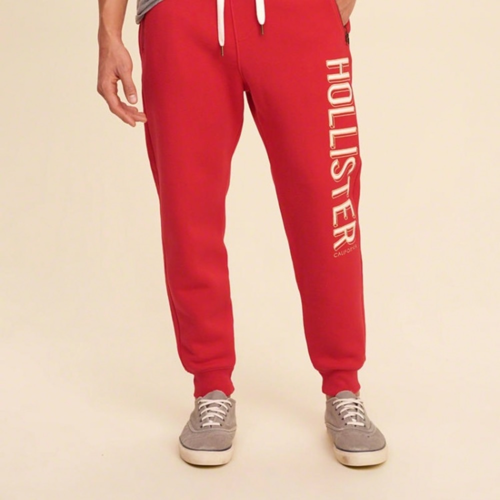 Hollister sweatpants Red size M